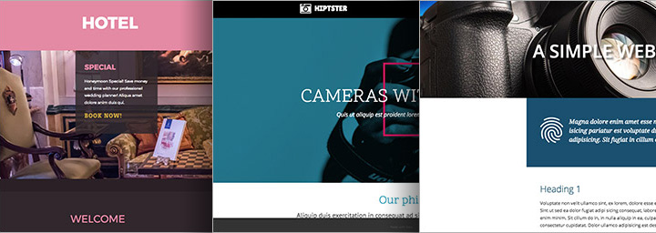 example for design templates