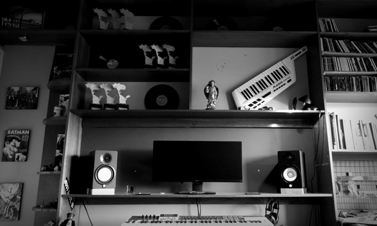 Teil des Studios von Jairo Bonilla