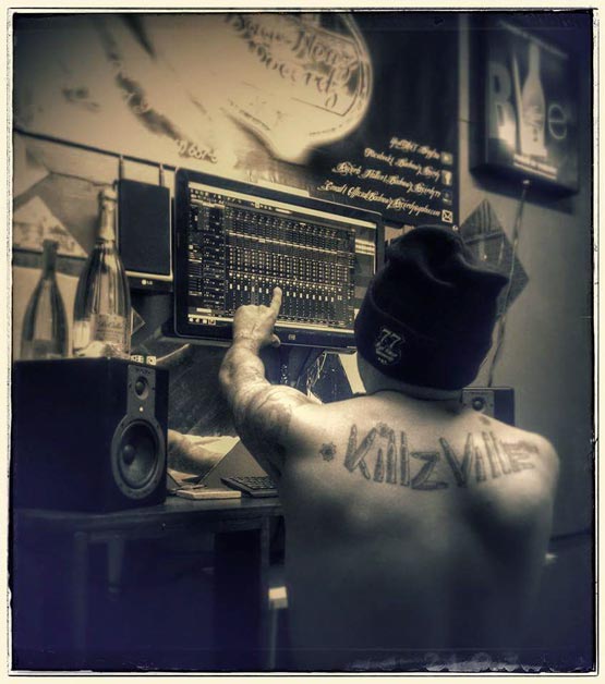 Killa-D while working