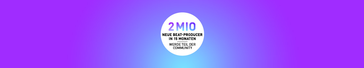 Logo für 2 Millionen neue Beatproduzenten