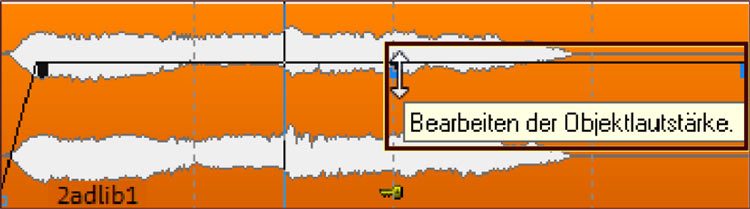 adjusting object volume